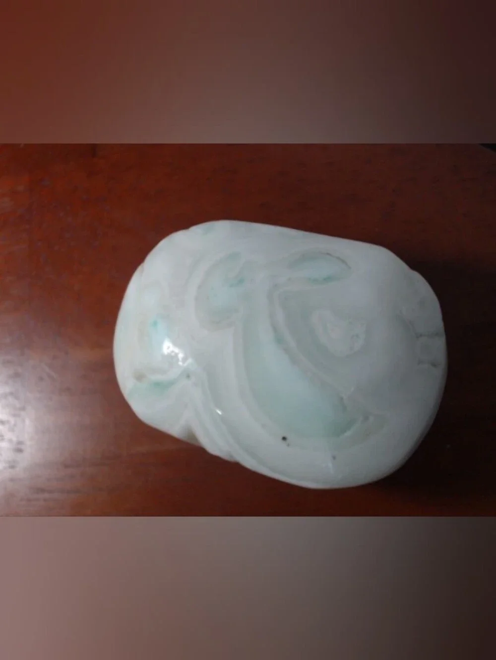 Green Calcite Crystal Palm Stone